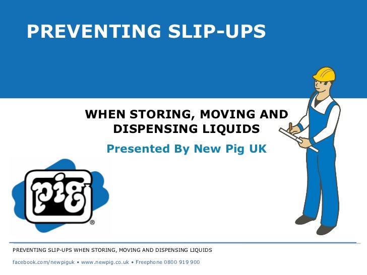 Preventing slip ups