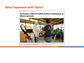 What happened with Ebola?
 