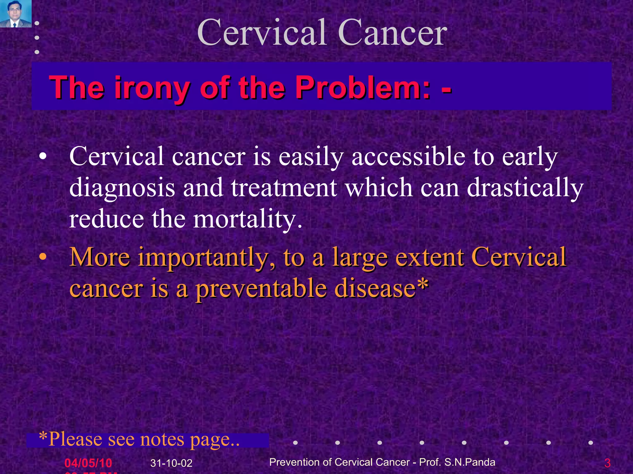 prevention Cervical cancer | PPT