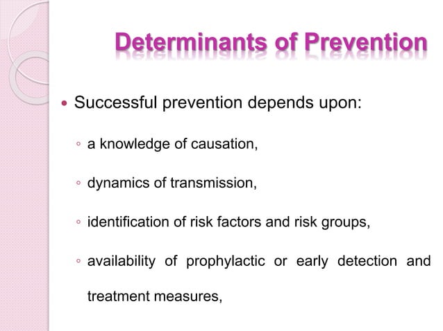 Prevention primary, secondary, tertiary | PPTX