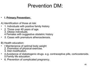 Prevention and control of chronic diseases | PPT