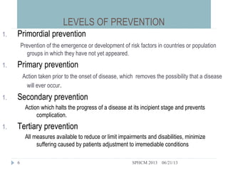 Prevention and control of diseases for third year mbbs students | PPT