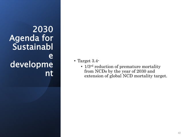 Prevention and Control of Non-Communicable diseases (NCDs).pptx