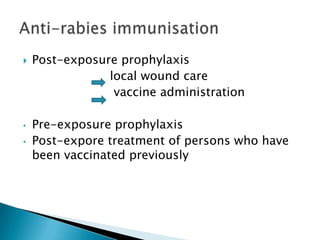 Prevention and control of rabies | PPTX