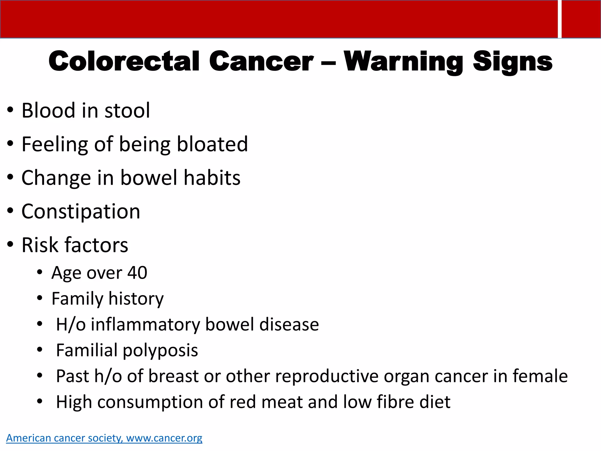 Prevention and early detection of cancer ver 3.0 | PPT