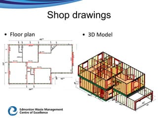 Shop drawings
• Floor plan          • 3D Model
 