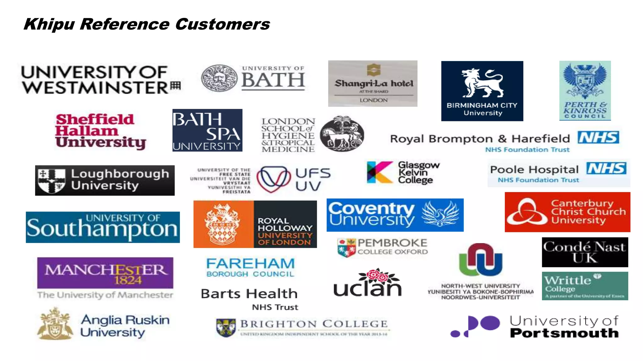 Khipu Reference Customers
 