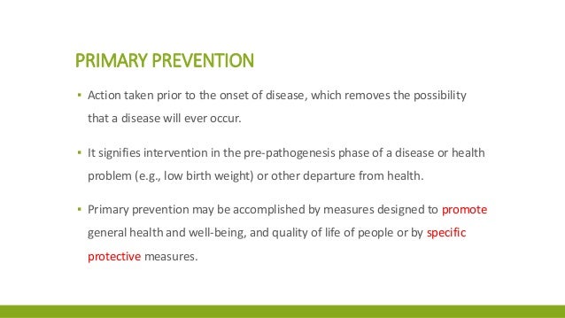 Prevention Is Better Than Cure