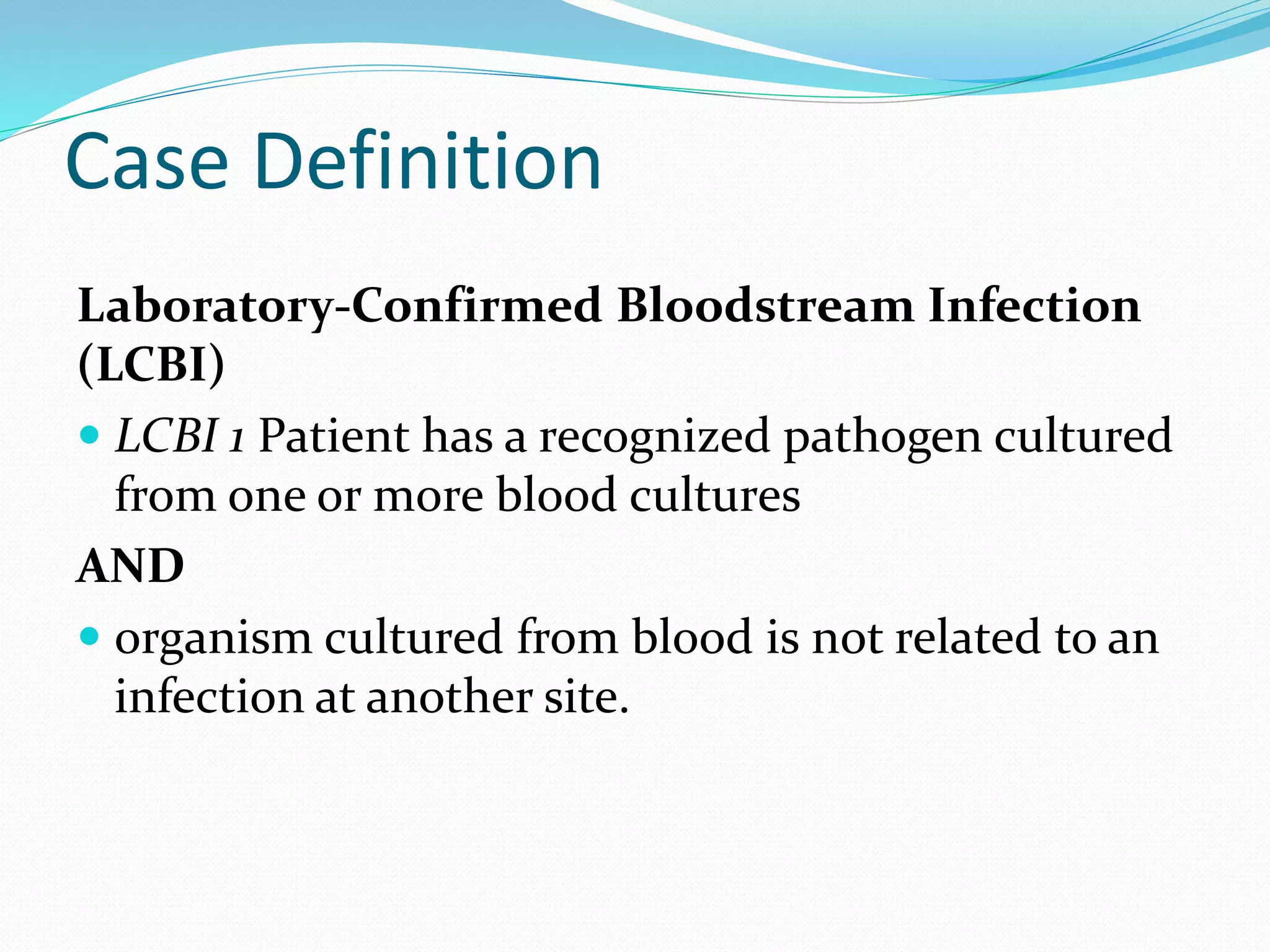 Prevention of blood stream infection | PPTX