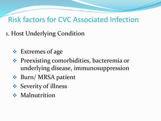 Prevention of blood stream infection | PPTX