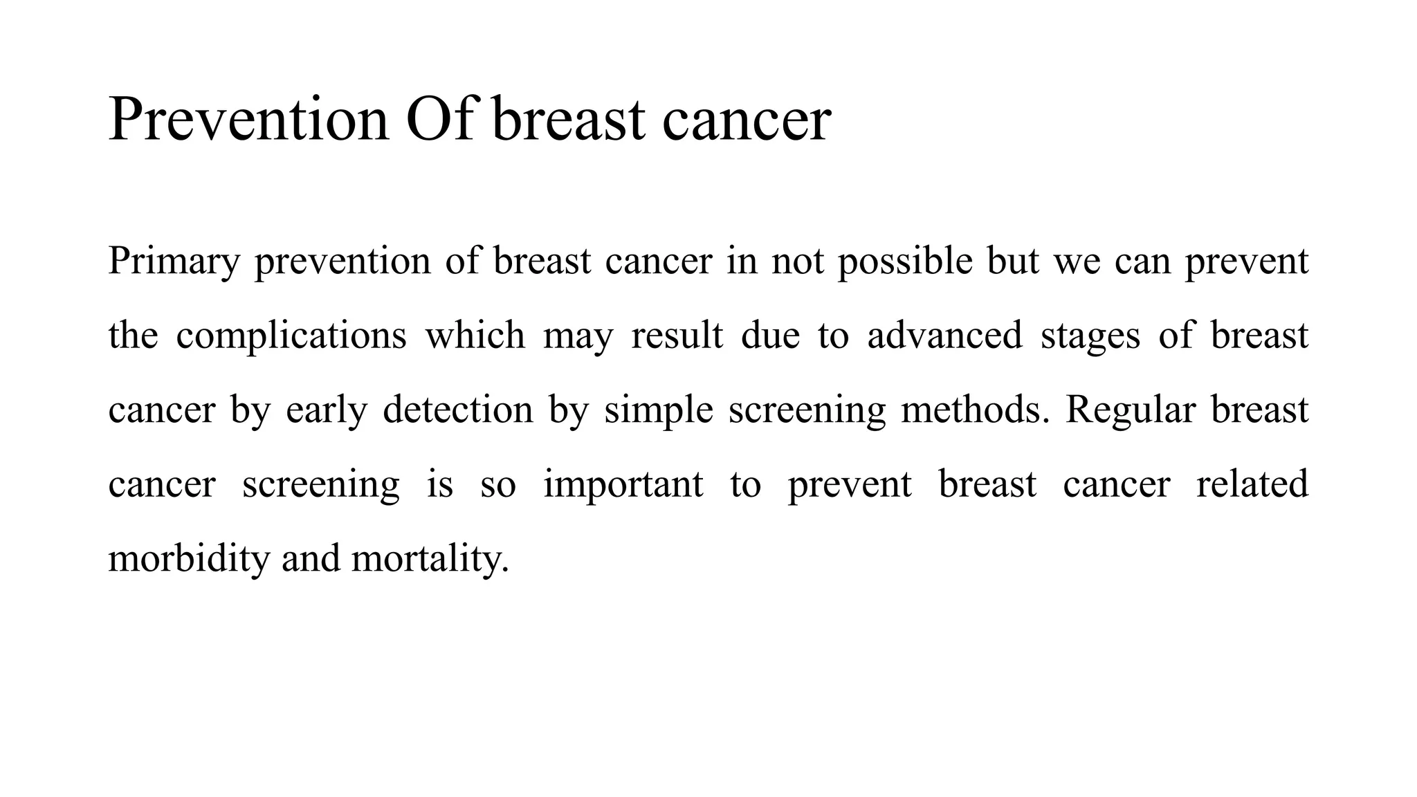 Prevention of breast cancer (3) | PPTX