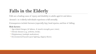Prevention of falls in the elderly- preventive exercise | PPTX