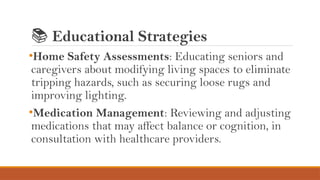 Prevention of falls in the elderly- preventive exercise | PPTX
