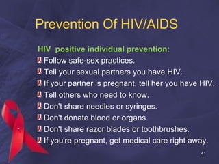 Prevention Of HIV/AIDS | PPT