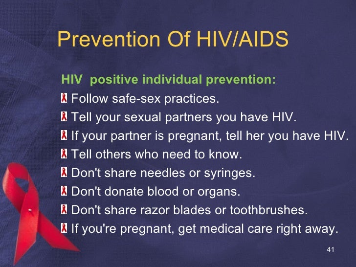 HIV And HIV Prevention And Prevention Of