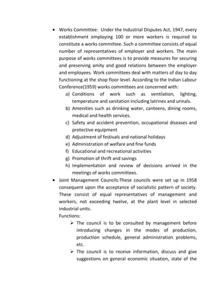 Prevention of industrial disputes | DOCX