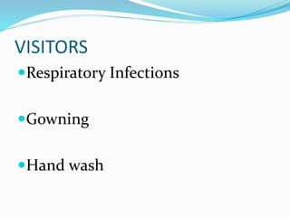 Prevention of infection in nicu | PPTX