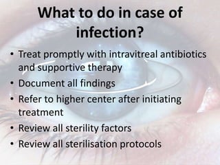 Prevention of Intraocular Infection in Pre-op and Post-op Ocular ...