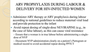 Prevention of Parent-to-Child Transmission HIV.P
