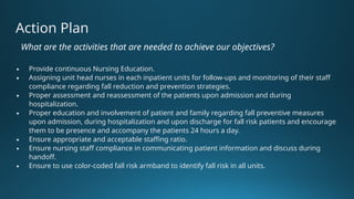 Fall Reduction Project PREVENTION OF PATIENT FALLS - FALLS REDUCTION PROJECT | PPTX