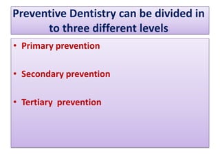 Prevention of periodontal disease | PPTX
