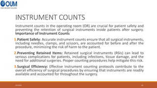 Proper Instrument Counting Prevention of Retain Surgical Item & Perioperative Care.pptx