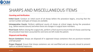 Surgical Sharps Examples Prevention of Retain Surgical Item & Perioperative Care.pptx