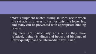 Prevention of sports injuries