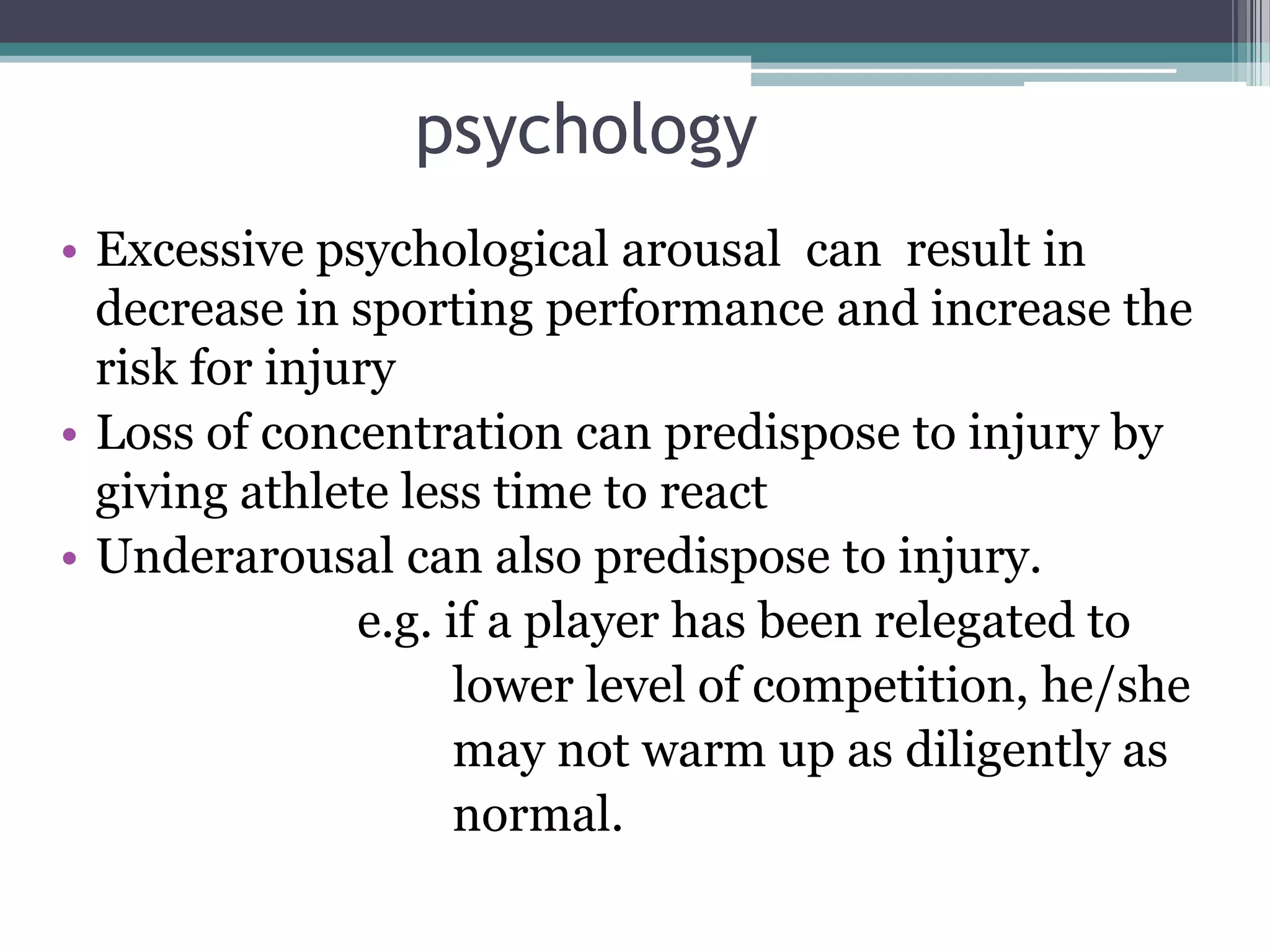 Prevention of sports injury | PPTX