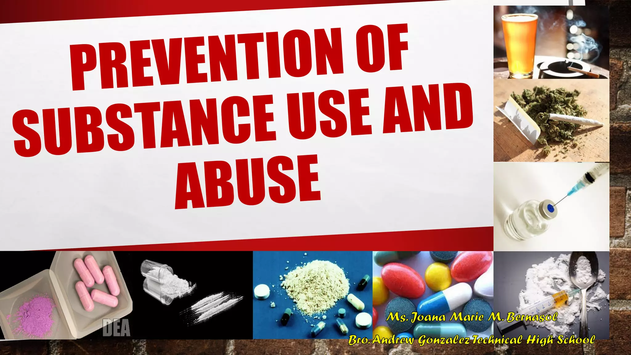 Prevention of substance use and abuse | PDF