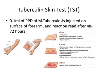 Tuberculosis prevention and treatment summary | PPTX