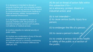Understanding Prevention Of Terrorism Act 2015: Prospects And Future | PPT