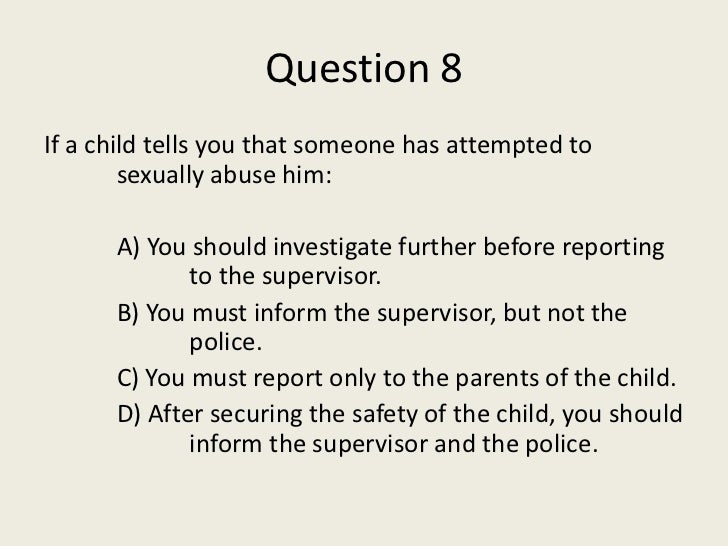 Prevention of the Sexual Abuse of Children (English Version)