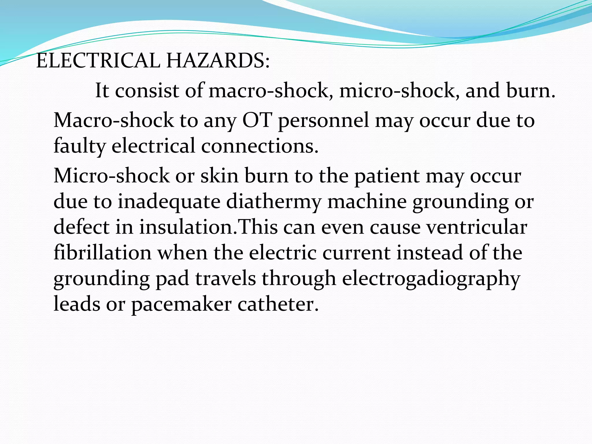 Prevention of unusual incidence in Operation theatre | PPTX