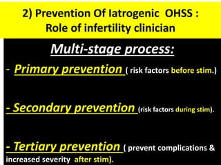 Prevention of Ovarian Hyperstimulation Syndrome ( OHSS ) | PDF