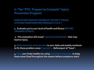 Prevention, prehab and performance triathlon & running injury clinic