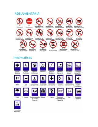REGLAMENTARIA
Informativas