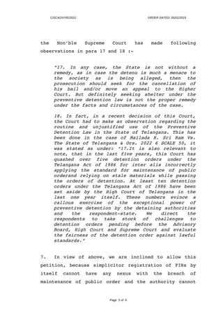 C/SCA/24705/2022 ORDER DATED: 05/01/2023
the Hon’ble Supreme Court has made following
observations in para 17 and 18 :-
“1...
