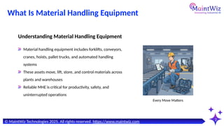 Preventive Maintenance for Material Handling Equipment — Complete Guide ...