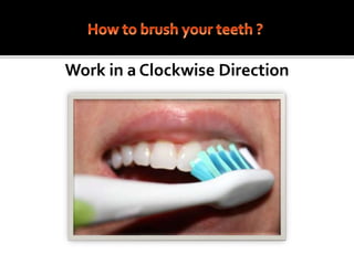 Work in a Clockwise Direction
 