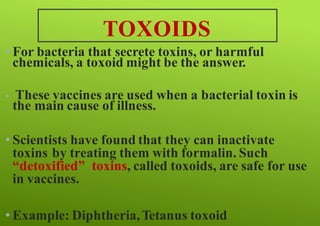 Toxoid Examples PREVENTIVE IMMINUIZATION.pptx