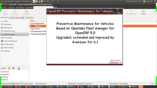 OpenERP - Preventive maintenance demo, Avanzosc