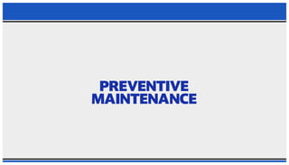 PPT ON PREVENTIVE MAINTENANCE | PDF