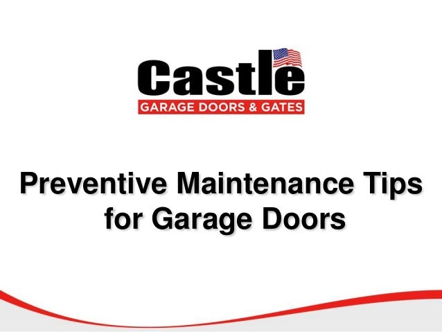 Preventive Maintenance Tips For Garage Doors
