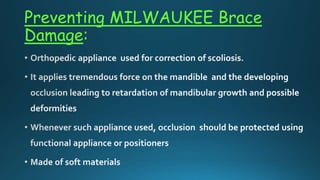 Preventing MILWAUKEE Brace
Damage:
 