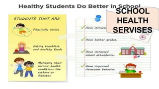 SCHOOL HEALTH SERVICES SCHOOL
HEALTH
SERVISES
 