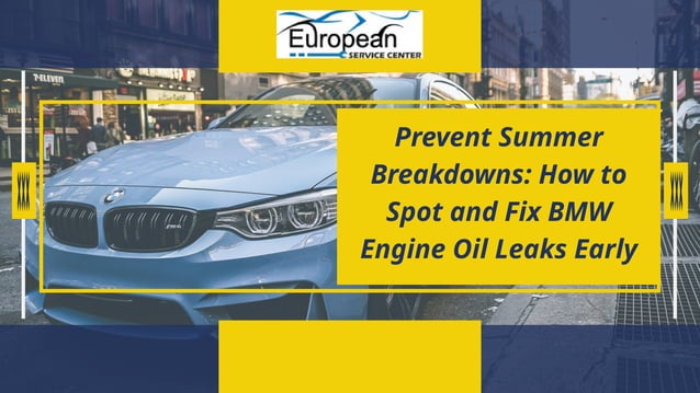 Prevent Summer Breakdowns How to Spot and Fix BMW Engine Oil Leaks ...
