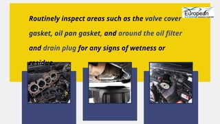 Prevent Summer Breakdowns How to Spot and Fix BMW Engine Oil Leaks ...