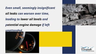 Prevent Summer Breakdowns How to Spot and Fix BMW Engine Oil Leaks