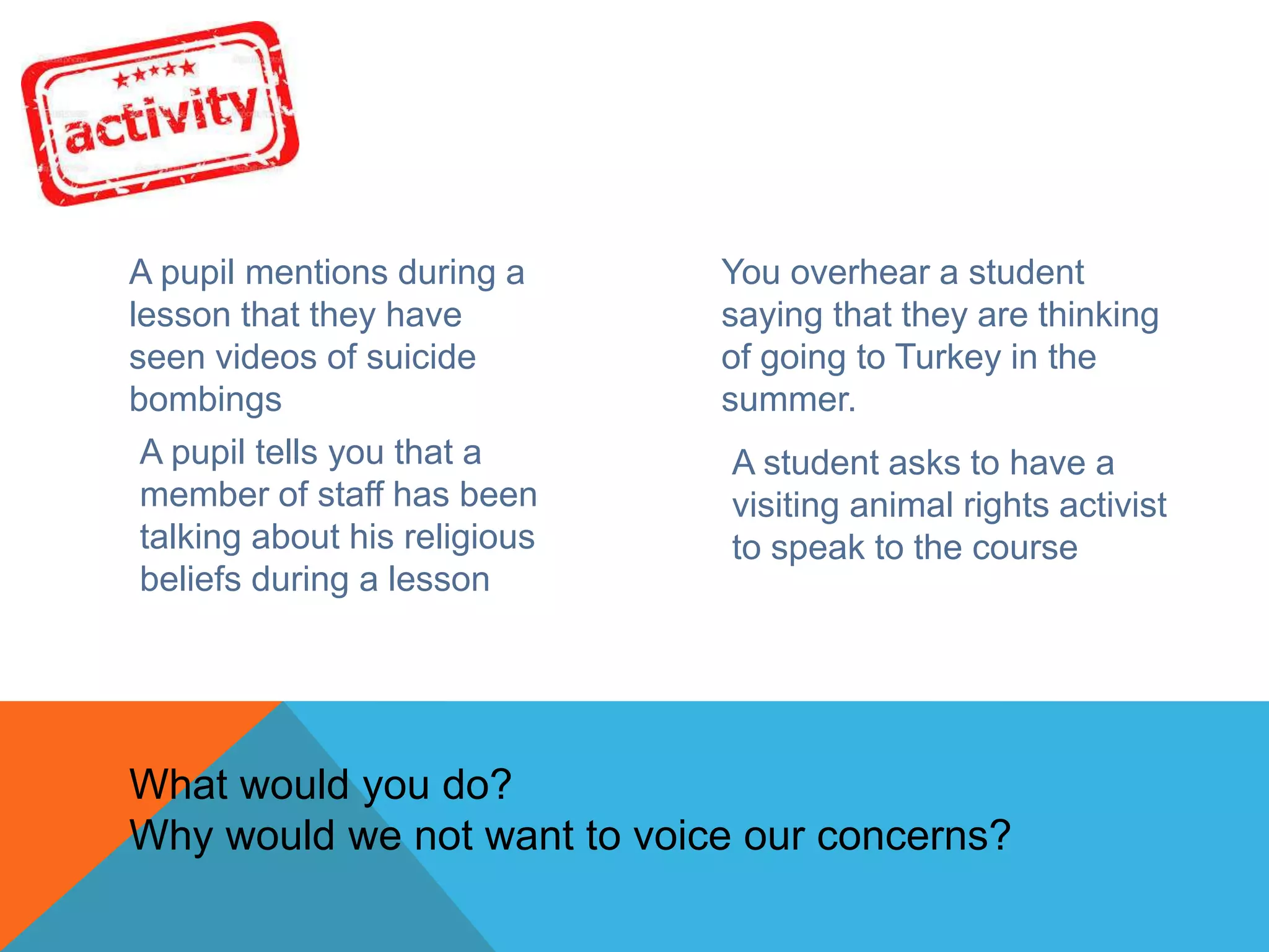 Prevent training primary | PPT